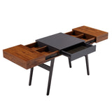 Writing Desk - Dual Side & Pull-Out Front Drawer