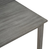 5 Piece Dining Table Set Industrial Wooden Kitchen Table and 4 Chairs