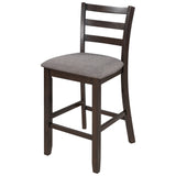5-Piece Wooden Counter Height Dining Set