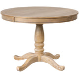 Modern Dining Table Set for 4, Round Table