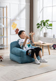 Kid's Bean Bag Chair Velvet Fabric Memory Sponge Stuffed