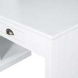 83" Tall Bookshelf with Writing Desk