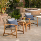 HAMPTON WOOD + WICKER CLUB CHAIR