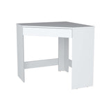 Harper White Spacious Drawer Corner Desk