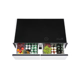 Modern Smart Coffee Table with Built-in Fridge, Bluetooth Speaker