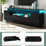 Modern, Stylish Functional TV stand with Color Changing LED Lights