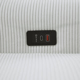Pull-out Sofa Bed Convertible Couch 2 Seat Loveseat Sofa Modern Sleeper Sofa with USB Ports