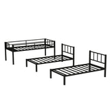 Twin over Twin & Twin Bunk Beds for 3