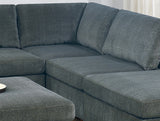 Grey Sectional 6pc Couch Set Corner L