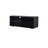 TV Stand  TV cabinet with color-changing LED light for living room