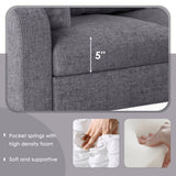 Modern Sectional Sofa with coffee table ottoman