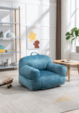 Kid's Bean Bag Chair Velvet Fabric Memory Sponge Stuffed