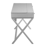 Lift Desk with 2 Drawer Storage, Computer Desk with Lift Table Top