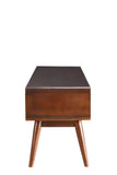 TV Stand in Espresso & White