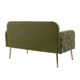 Green Velvet Sofa Loveseat