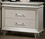 Classic Pearl White Nightstand