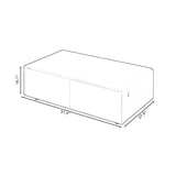 Black Smart Coffee Table Fridge