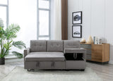 Reversible Sectional Storage Sleeper Sofa Bed