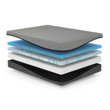 12" Split Top Queen Gel Max Bed Tech