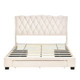 Queen 4-Piece Bedroom Set Upholstered Bed