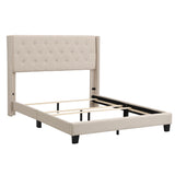 Queen Upholstered Platform Bed