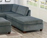 Grey Sectional 6pc Couch Set Corner L