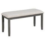 Grey 6-Piece Dining Table and Chair Set