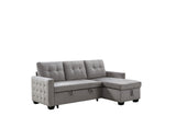 Reversible Sectional Storage Sleeper Sofa Bed