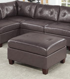 Contemporary Genuine Leather Dark Coffee Color