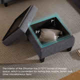 Modern Sectional Sofa with coffee table ottoman