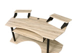 Computer Desk, Natural Oak
