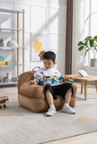 Kid's Bean Bag Chair Velvet Fabric Memory Sponge Stuffed