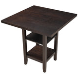 5-Piece Wooden Counter Height Dining Set