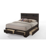 Queen Bed in Espresso