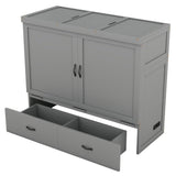 Full Size Murphy Bed with USB Ports