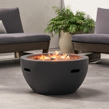 27" Dark Grey Fire Pit