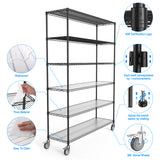 6 Tier Wire Shelving Unit