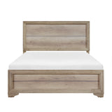 Queen Contemporary Bed frame Natural Finish