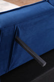 66.25'' Velvet Pull Out Sofa Sectional