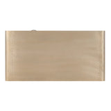 Gold Aluminum and Grey Writing Desk with X Shape Metal Base