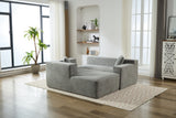 Beige Chenille Compressible Sofa
