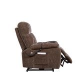 Liyasi Electric Power Lift Recliner Chair  with 2 Motors Massage and Heat 3 Positions, 2 Side Pockets, USB Charge Ports