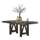 Rustic Industrial Style Dining Furniture 7pc Set