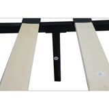 King Size Upholstered Platform Bed Frame with Button Tuft