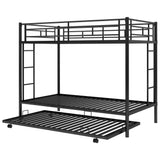 Twin over Twin Bunk Bed with Trundle