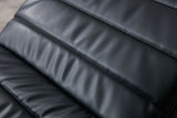 Rocking Leisure chair for back stretching - bench, Relax Yoga Chaise Leather Curved Sofa