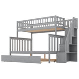 Twin over Full Bunk Bed with Trundle