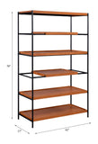 Bookshelf, Honey Oak & Black