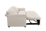 Sleeper Sofa Bed, Modern Fabric Loveseat Futon Sofa Couch w/Pullout Bed