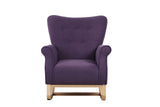 Lavender Purple high Back Rocking Chair
